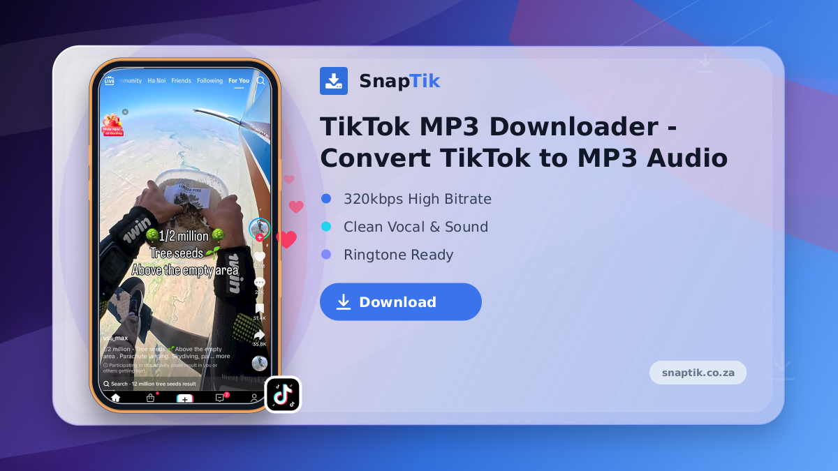 TikTok MP3 Downloader - Convert TikTok to MP3 Audio