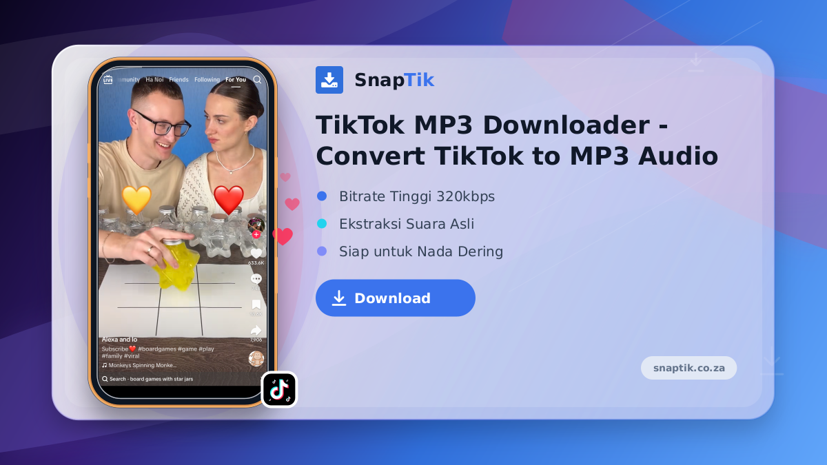 TikTok MP3 Downloader - Convert TikTok to MP3 Audio