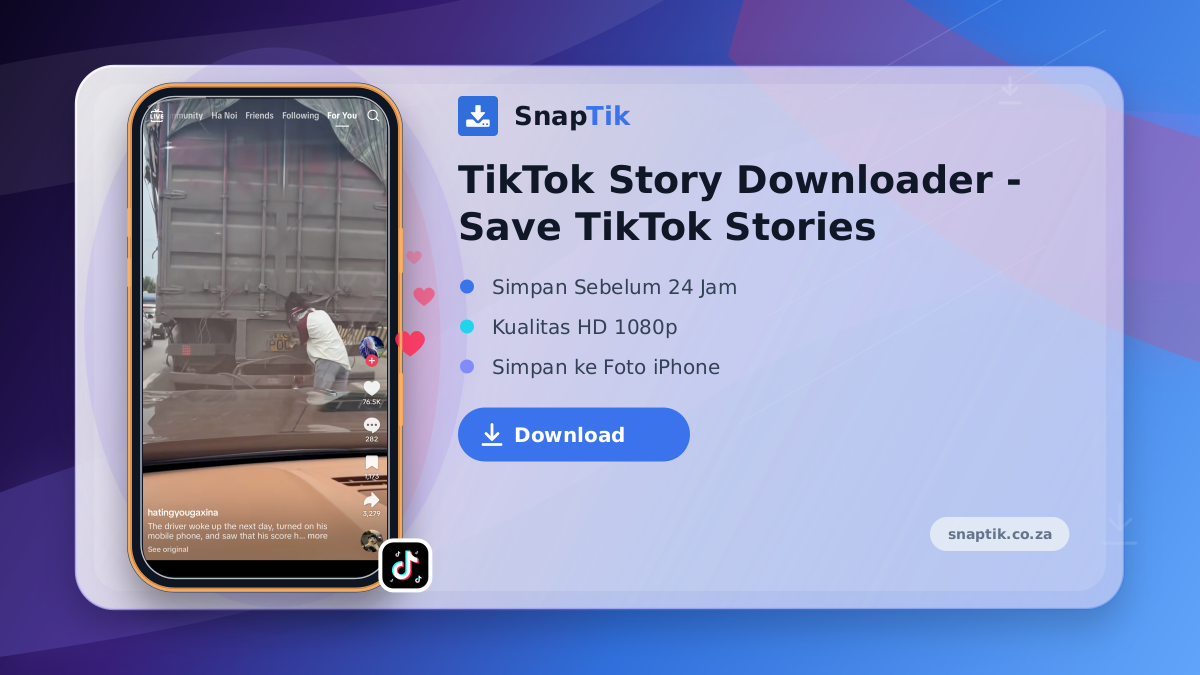 TikTok Story Downloader - Save TikTok Stories