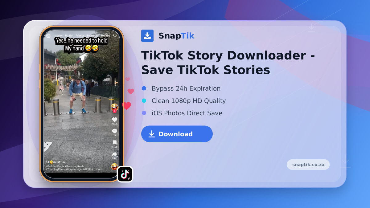 TikTok Story Downloader - Save TikTok Stories