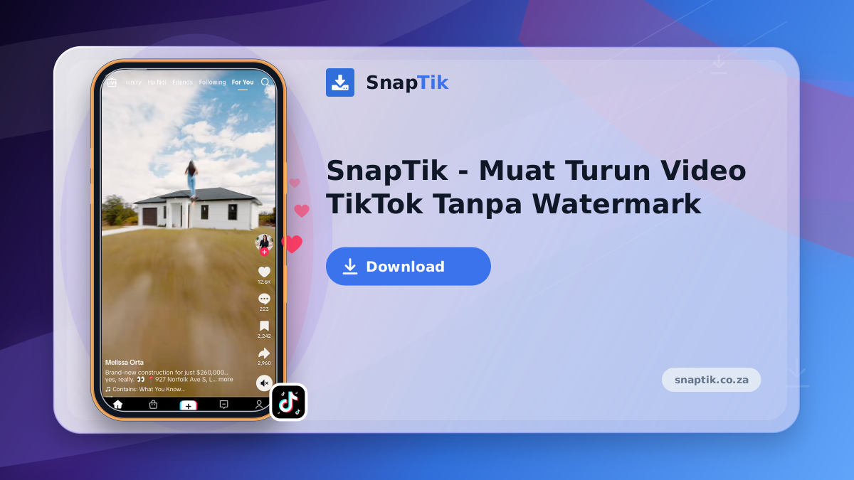 SnapTik - Muat Turun Video TikTok Tanpa Watermark