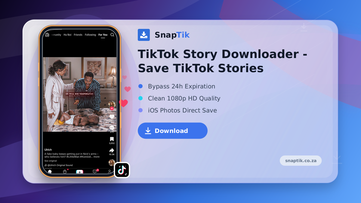 TikTok Story Downloader - Save TikTok Stories