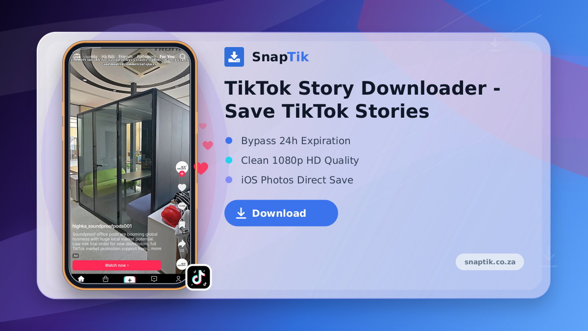 TikTok Story Downloader - Save TikTok Stories