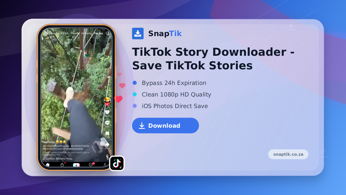 TikTok Story Downloader - Save TikTok Stories