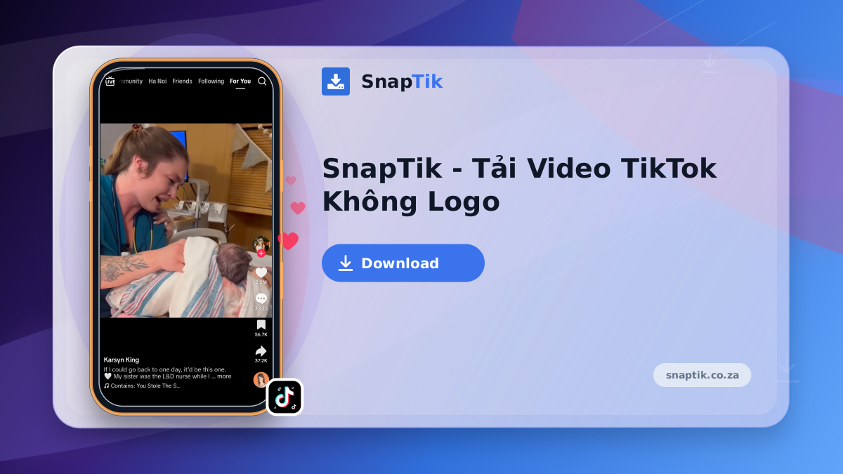 SnapTik - Tải Video TikTok Không Logo